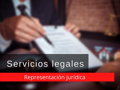 SERVICIOS LEGALES REPRESENTACIÓN JURIDICA